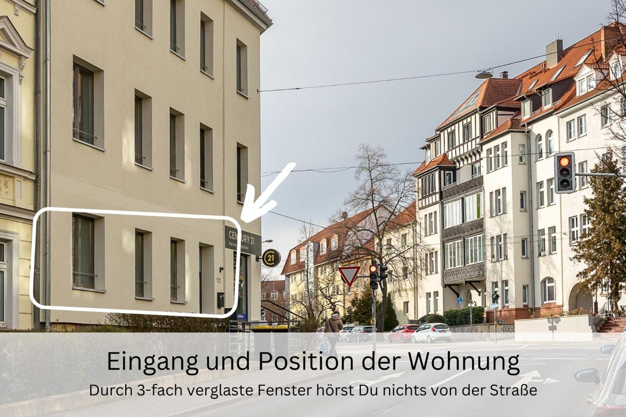 Bohnapartments - Altstadtoase - Balkon Und Garten - Wlan Erfurt Exteriér fotografie