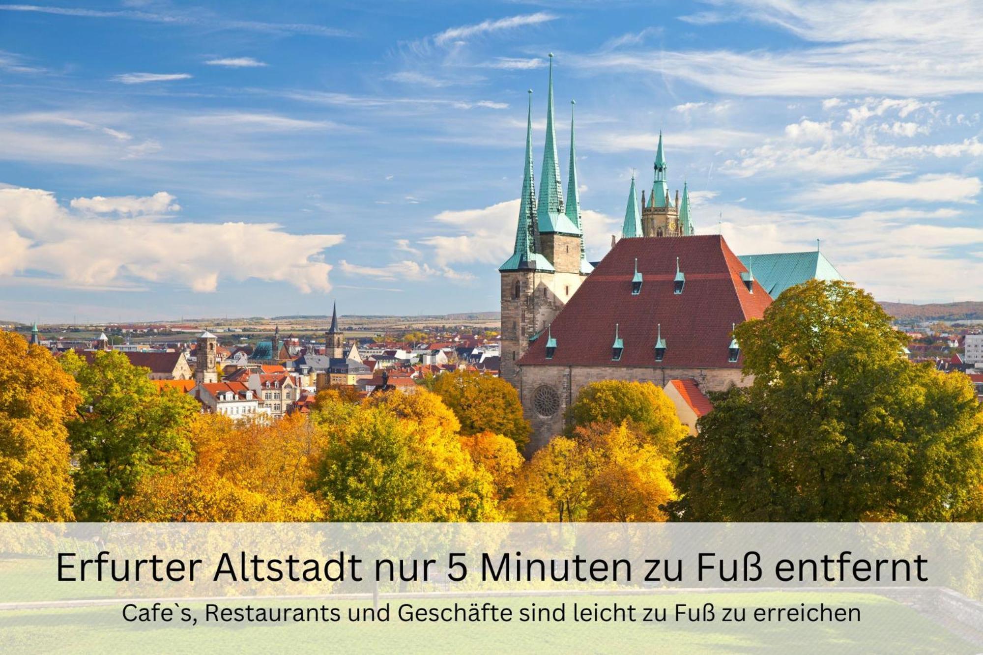 Bohnapartments - Altstadtoase - Balkon Und Garten - Wlan Erfurt Exteriér fotografie